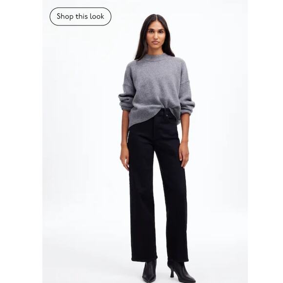 NWT J. Crew The Perfect Vintage Wide-Leg Jean 25 P - Picture 1 of 12